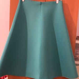 Sam Fashion Teal A-line Scuba Skirt Sz S